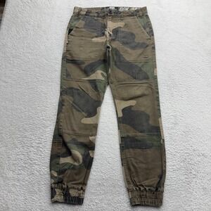 DGK 24/7 Mens Camo Jogger Pants Size 34 Green Woodland Skate Streetwear